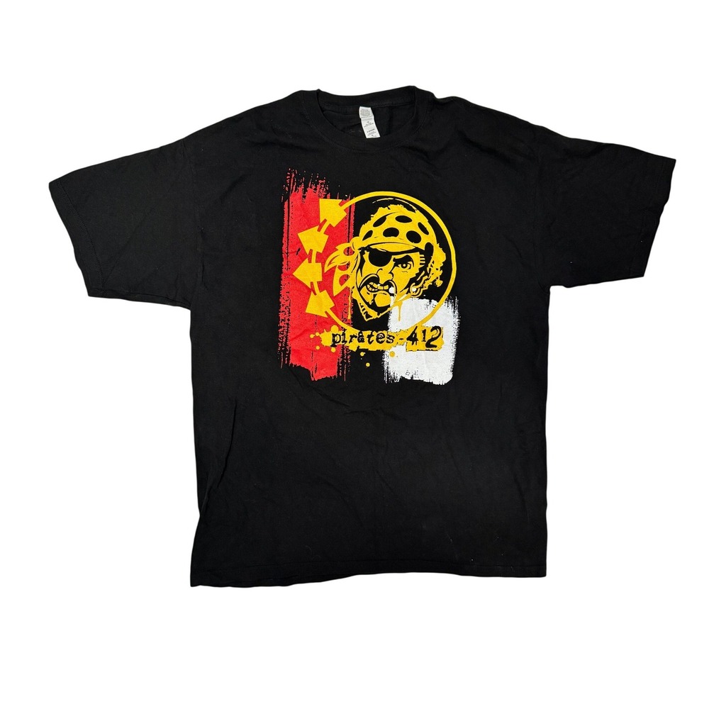 Pittsburgh Pirates 412 PNC Park Tour 2025 MLB Baseball T-Shirt Black Mens XL SGA